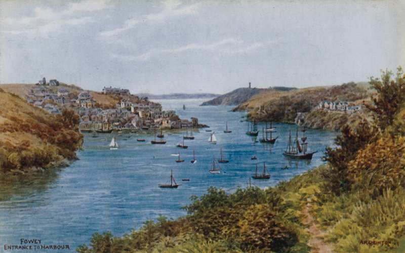 Fowey, a kikötő bejárata alkotó: Alfred Robert Quinton
