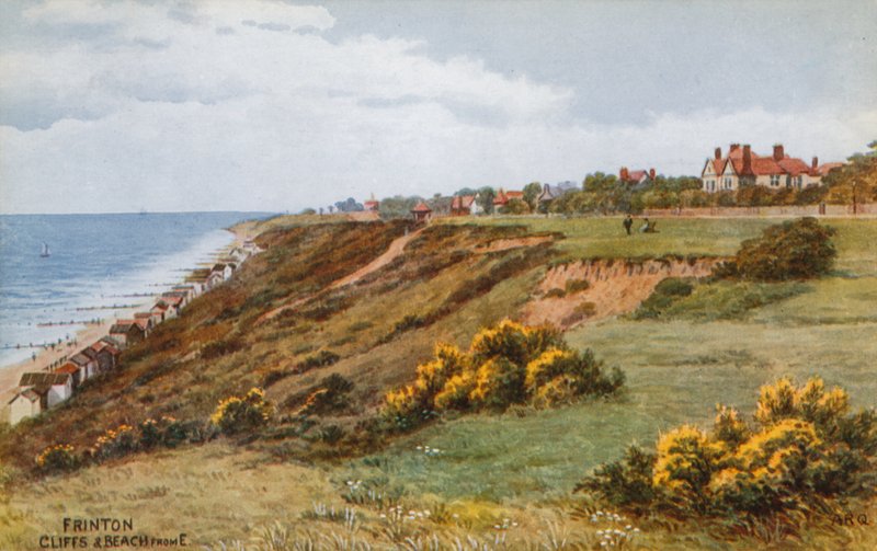 Frinton, sziklák és strand E felől alkotó: Alfred Robert Quinton
