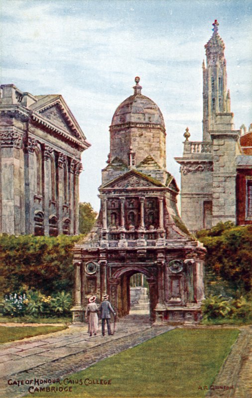 Becsületkapu, Caius College, Cambridge alkotó: Alfred Robert Quinton
