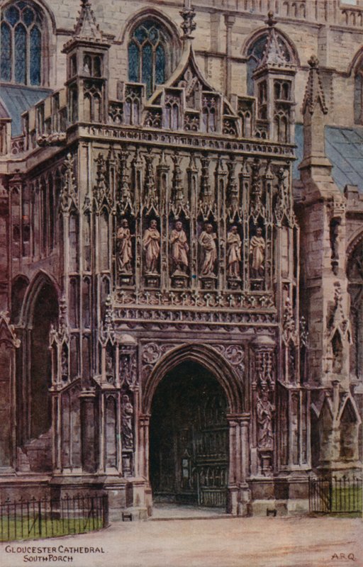 Gloucesteri székesegyház, South Porch alkotó: Alfred Robert Quinton