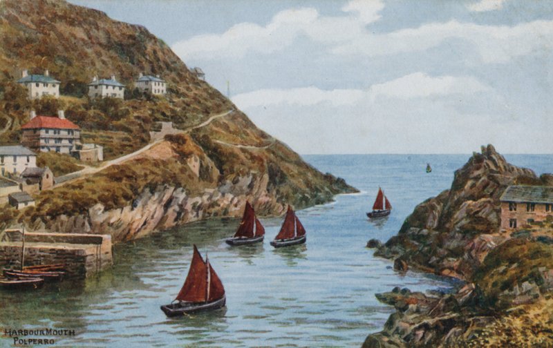 Harbour Mouth, Polperro alkotó: Alfred Robert Quinton