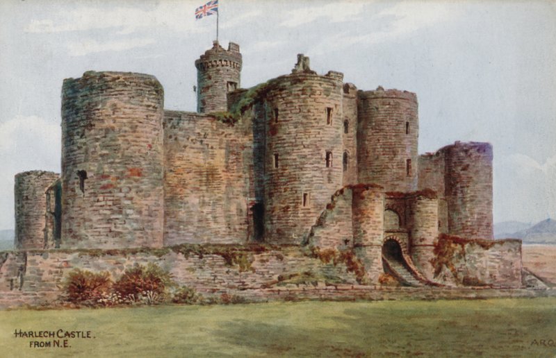 Harlech kastély, ÉK felől alkotó: Alfred Robert Quinton