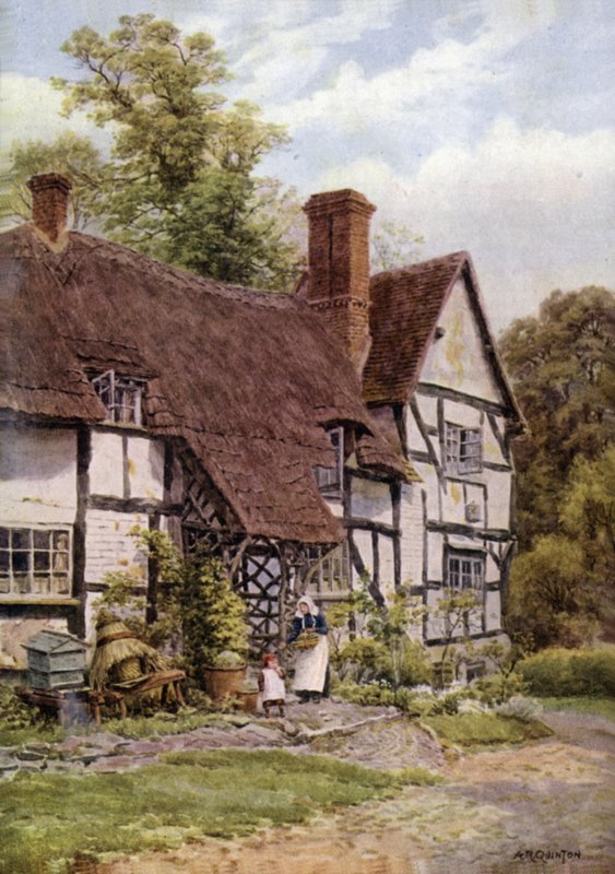 Harvington, Evesham közelében, Worcesterben alkotó: Alfred Robert Quinton