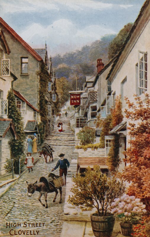 High Street, Clovelly alkotó: Alfred Robert Quinton
