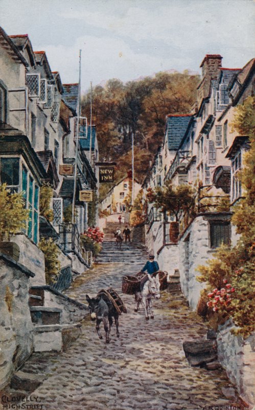 High Street, Clovelly alkotó: Alfred Robert Quinton