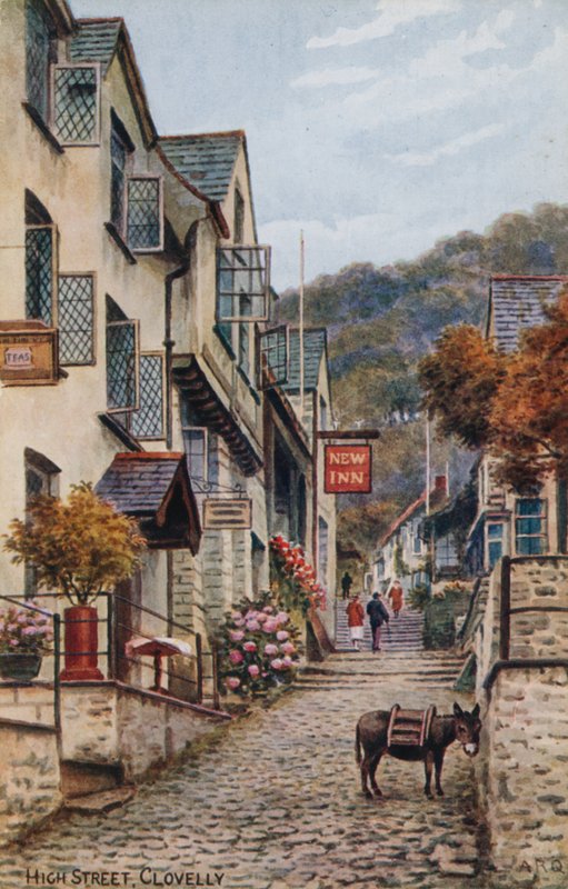 High Street, Clovelly alkotó: Alfred Robert Quinton