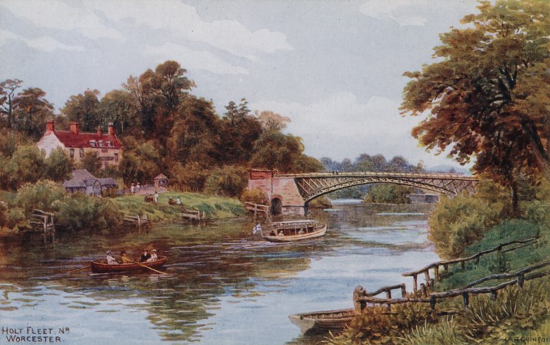 Holt Fleet, Worcester közelében alkotó: Alfred Robert Quinton