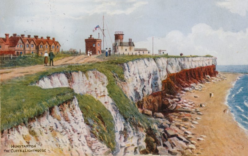 Hunstanton, A sziklák és a világítótorony alkotó: Alfred Robert Quinton