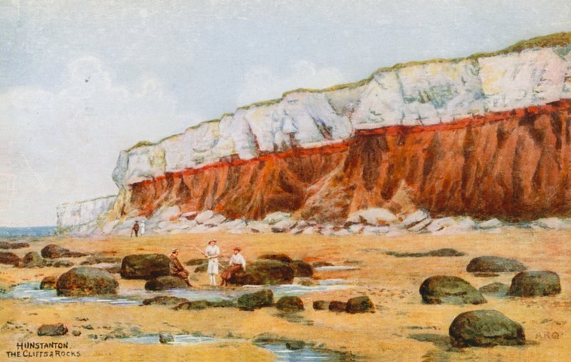Hunstanton, A sziklák és sziklák alkotó: Alfred Robert Quinton