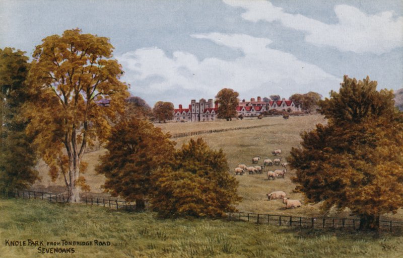 Knole Park, a Tonbridge Roadról, Sevenoaks alkotó: Alfred Robert Quinton