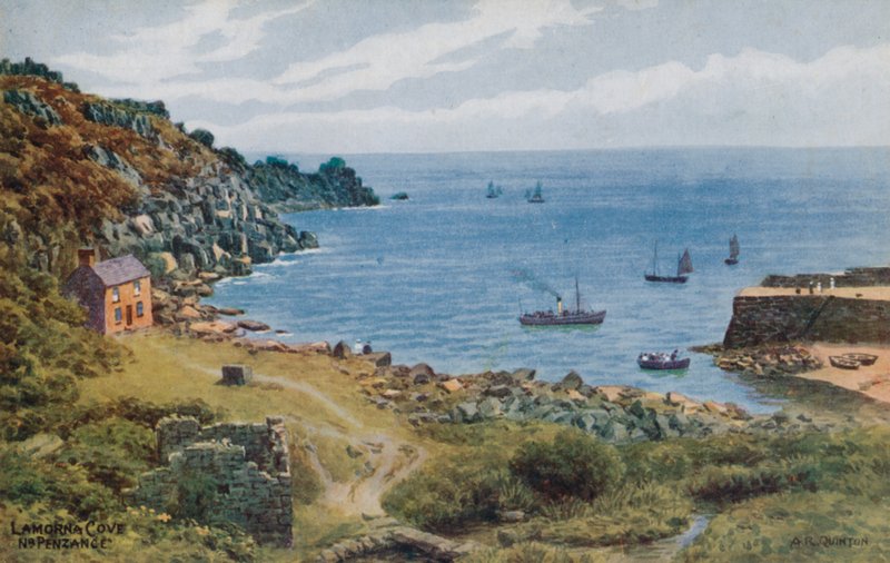 Lamorna Cove, Penzance közelében alkotó: Alfred Robert Quinton
