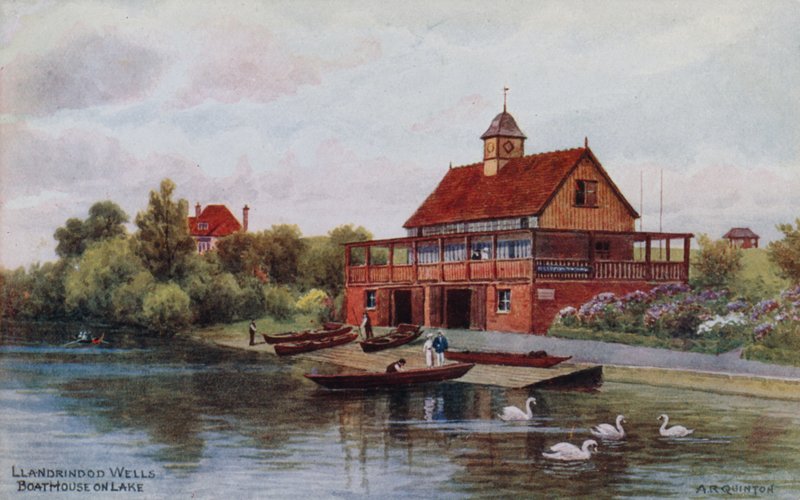 Llandrindod Wells, Csónakház a tavon alkotó: Alfred Robert Quinton