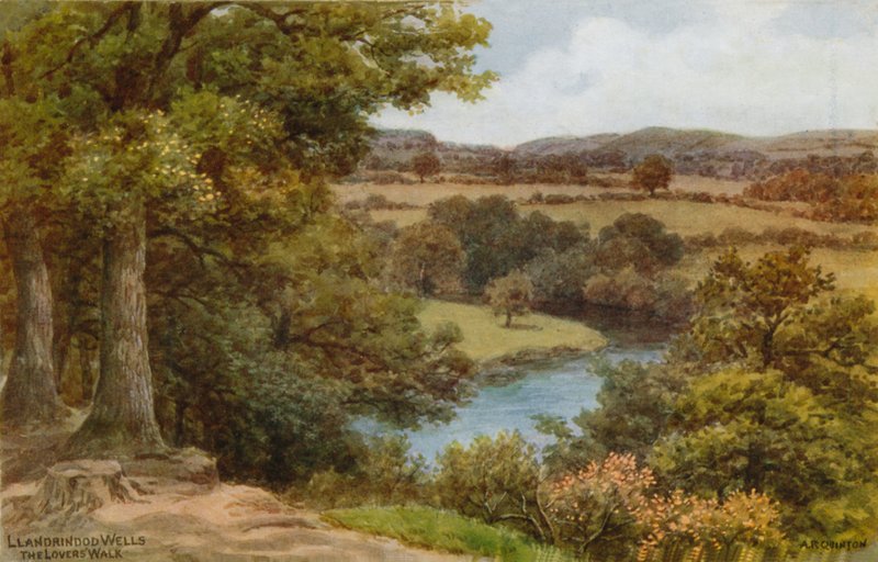 Llandrindod Wells, A szerelmesek sétája alkotó: Alfred Robert Quinton
