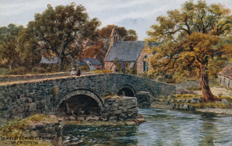 Llanystrumwdy híd, Nr. Criccieth alkotó: Alfred Robert Quinton