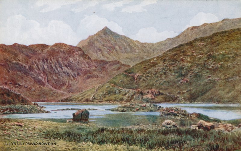 Llyn Brittany és Snowdon alkotó: Alfred Robert Quinton