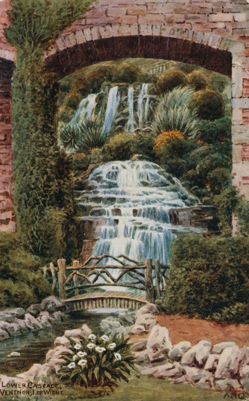 Lower Cascade, Ventnor, Wight-sziget alkotó: Alfred Robert Quinton