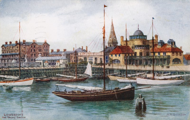 Lowestoft, The Yacht Basin alkotó: Alfred Robert Quinton