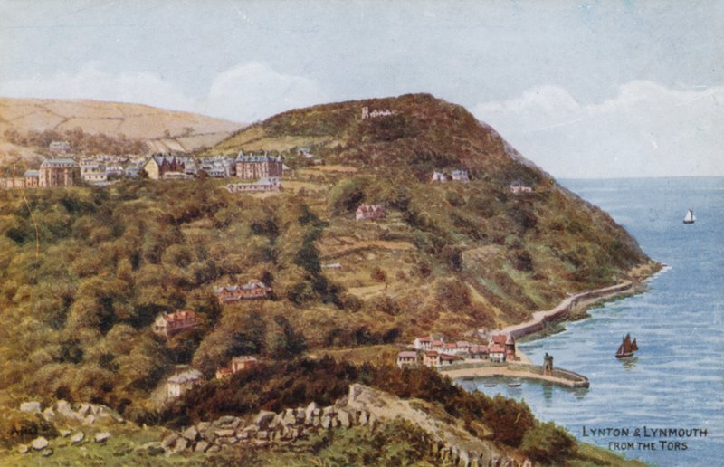 Lynton és Lynmouth a Torstól alkotó: Alfred Robert Quinton