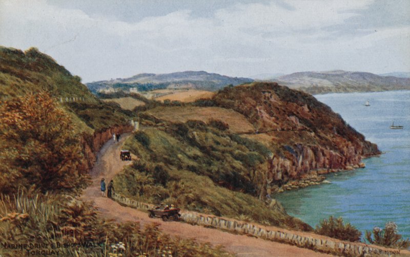 Marine Drive és Bishops Walk, Torquay alkotó: Alfred Robert Quinton