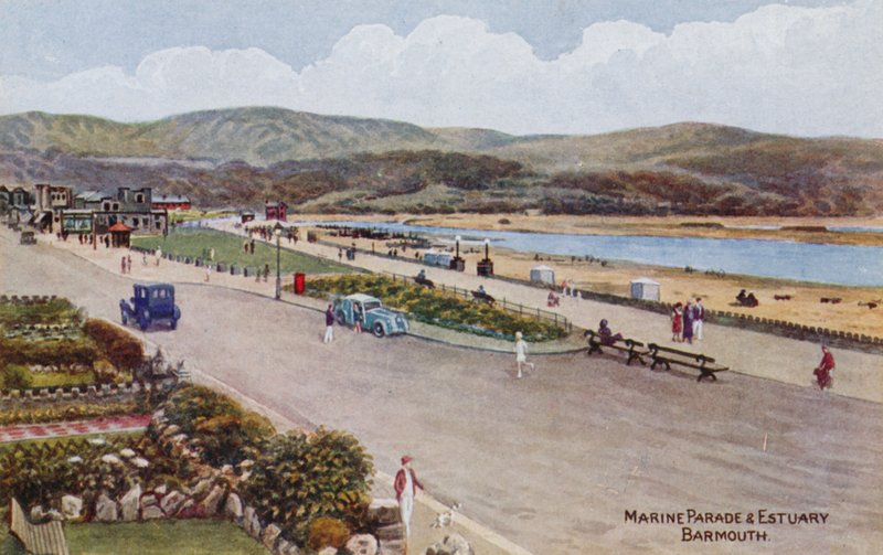 Marine Parade and Estuary, Barmouth alkotó: Alfred Robert Quinton
