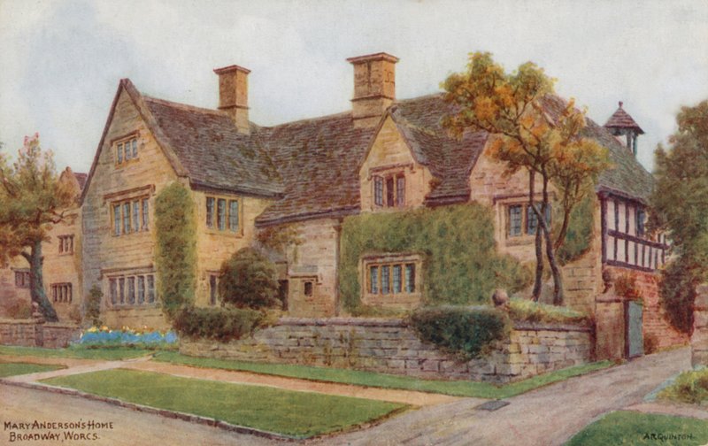 Mary Anderson otthona, Broadway Worcestershire alkotó: Alfred Robert Quinton