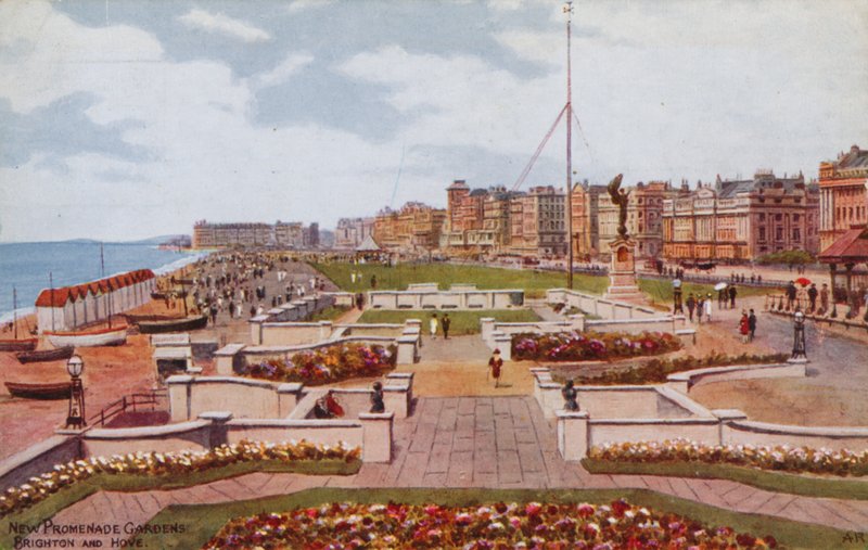 New Promenade Gardens, Brighton és Hove alkotó: Alfred Robert Quinton
