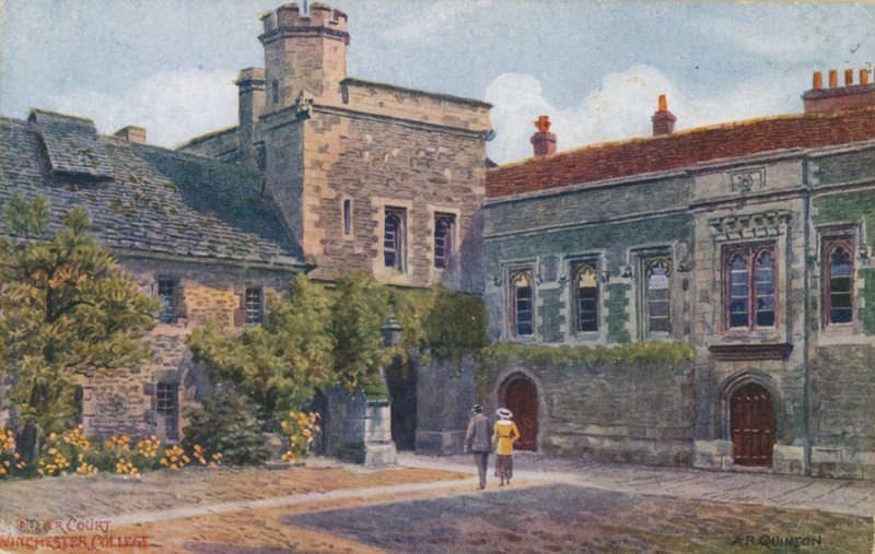 Külső udvar, Winchester College alkotó: Alfred Robert Quinton