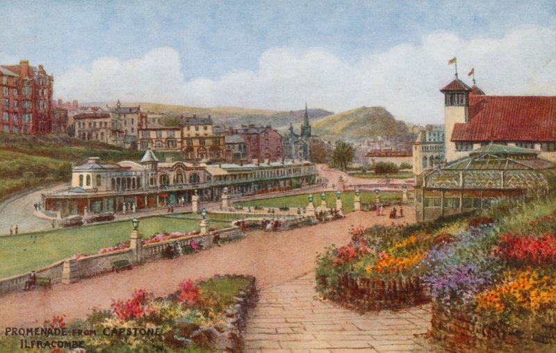 Sétány a Capstone, Ilfracombe felől alkotó: Alfred Robert Quinton