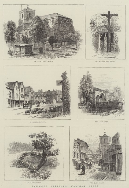 Rambling Sketches, Waltham Abbey alkotó: Alfred Robert Quinton