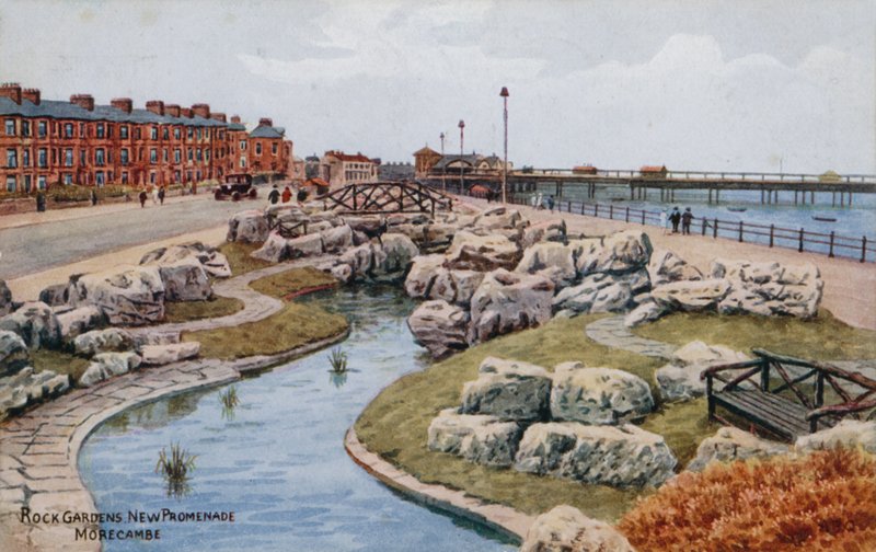 Rock Gardens, New Promenade, Morecambe alkotó: Alfred Robert Quinton