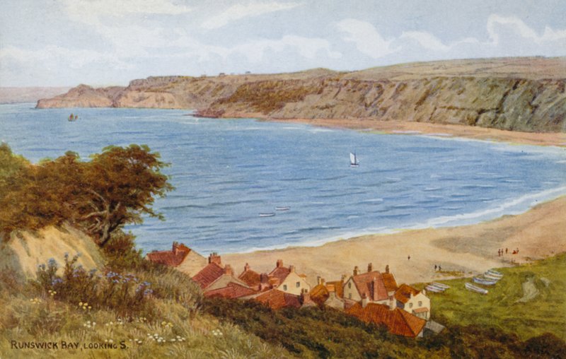 Runswick Bay, S alkotó: Alfred Robert Quinton