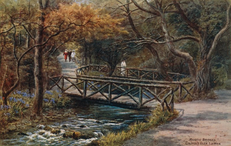 Rusztikus hidak, Groudle Glen, I of Man alkotó: Alfred Robert Quinton