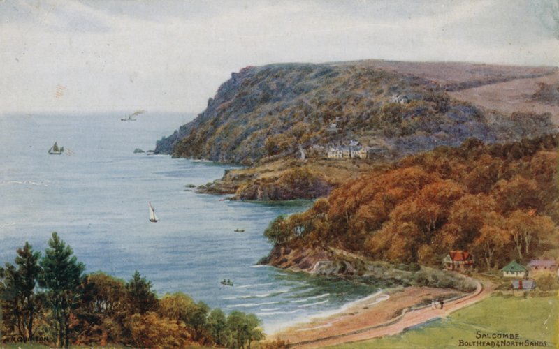 Salcombe, Bolt Head és North Sands alkotó: Alfred Robert Quinton