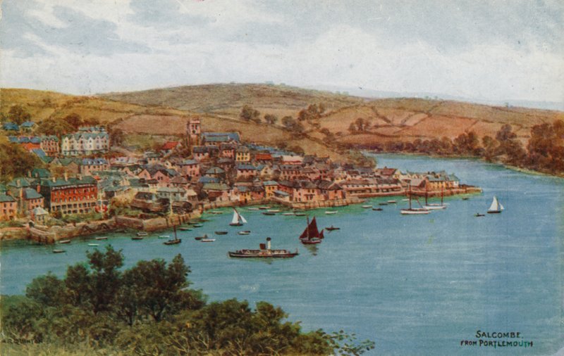 Salcombe, Portlemouthból alkotó: Alfred Robert Quinton