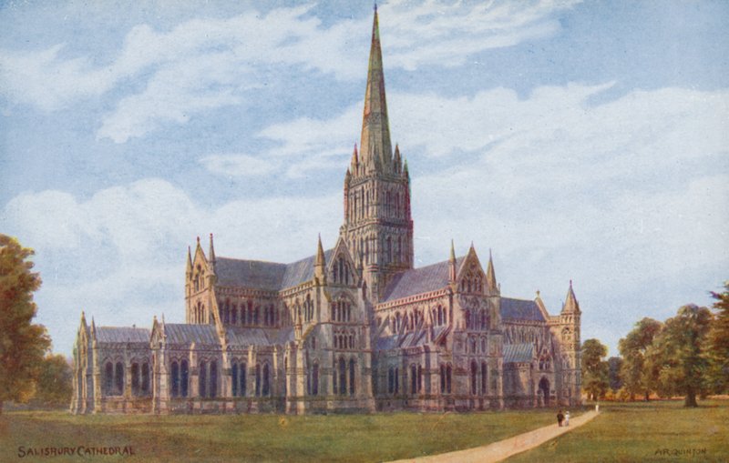 Salisbury székesegyház alkotó: Alfred Robert Quinton