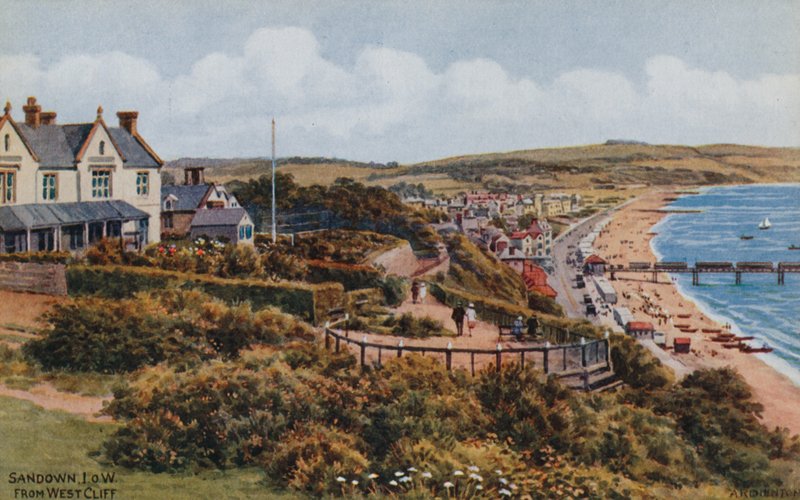 Sandown, I O W, West Cliffből alkotó: Alfred Robert Quinton