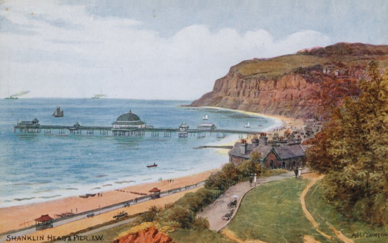 Shanklin Head and Pier, I W alkotó: Alfred Robert Quinton
