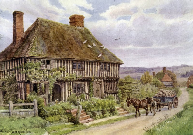 Kis Hythe, Tenterden közelében, Kentben alkotó: Alfred Robert Quinton