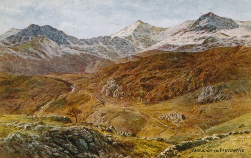 Snowdon, Penygwryd felől alkotó: Alfred Robert Quinton
