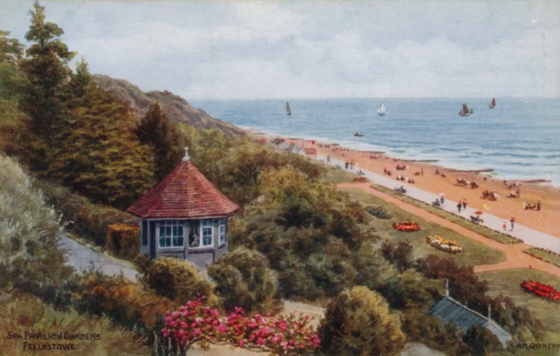 Spa Pavilion Gardens, Felixstowe alkotó: Alfred Robert Quinton