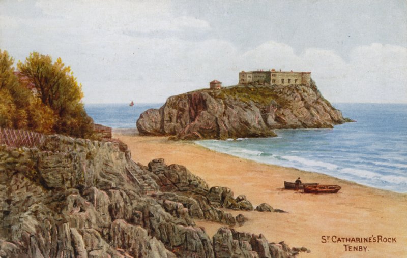 Szent Katalin szikla, Tenby alkotó: Alfred Robert Quinton