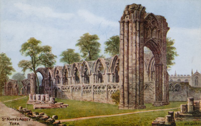 Szent Mária apátság, York alkotó: Alfred Robert Quinton
