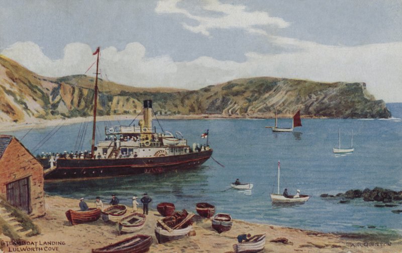 Steamboat Landing, Lulworth Cove alkotó: Alfred Robert Quinton