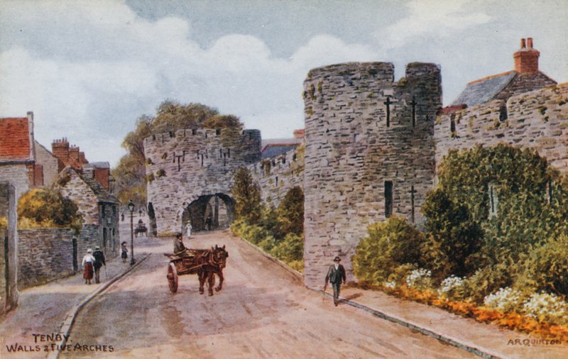 Tenby, Walls és Five Arches alkotó: Alfred Robert Quinton