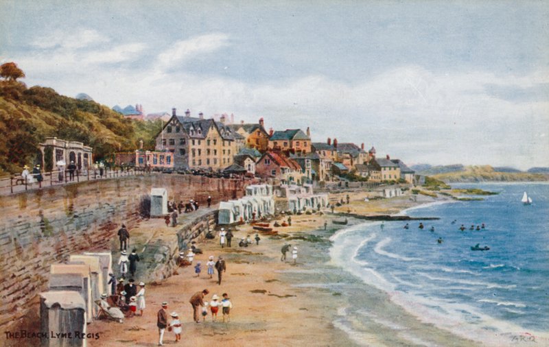 The Beach, Lyme Regis alkotó: Alfred Robert Quinton
