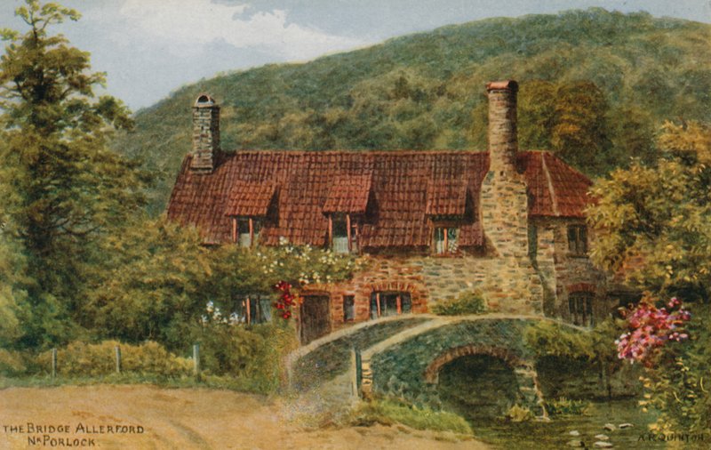 The Bridge, Allerford, Nr Porlock alkotó: Alfred Robert Quinton