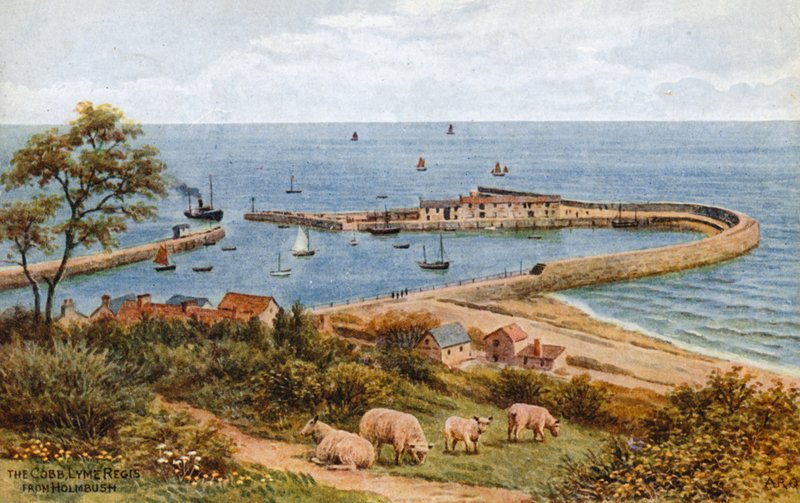 A Cobb, Lyme Regis, Holmbushból alkotó: Alfred Robert Quinton