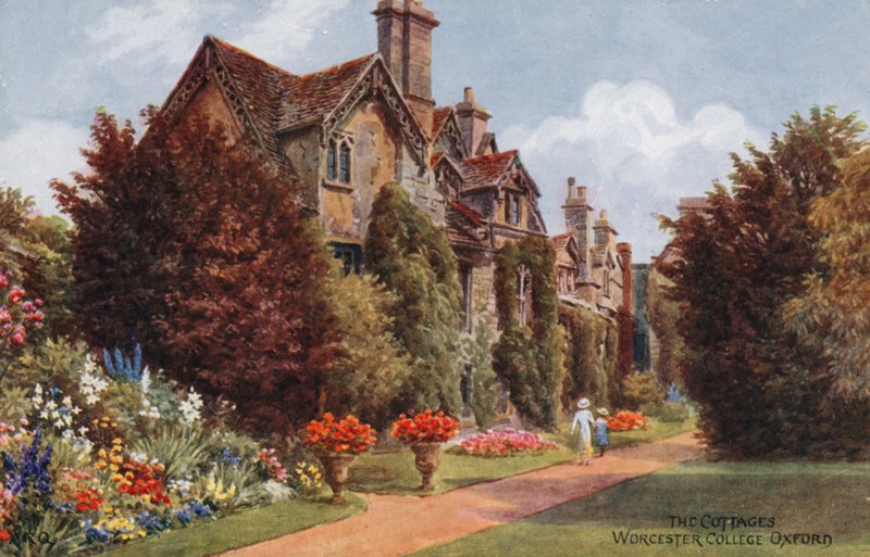 The Cottages, Worcester College, Oxford alkotó: Alfred Robert Quinton