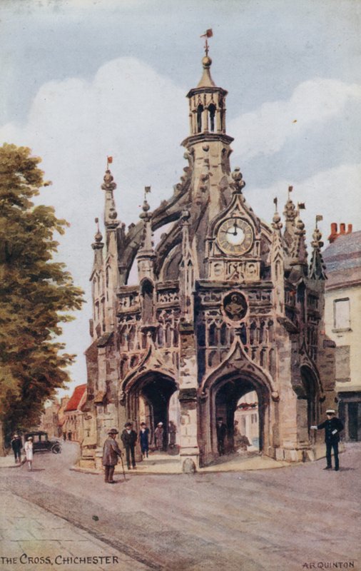A kereszt, Chichester (színes litó) alkotó: Alfred Robert Quinton