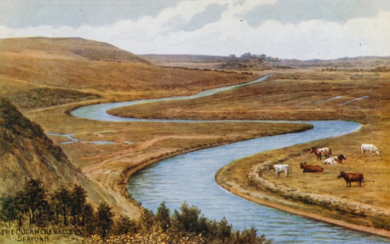 A Cuckmere-völgy, Seaford alkotó: Alfred Robert Quinton